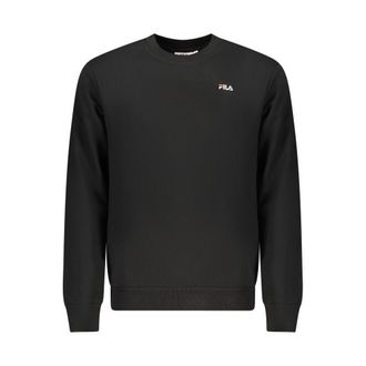 Fila Zwarte Organische Katoenen Heren Sweatshirt