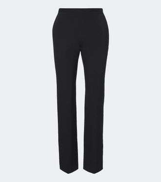 The Row Cyril wool-blend slim pants