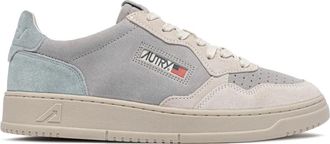 Autry Medalist Low Tricolor Suede - Heren - Sneakers - Grijs - 46 EU - Katoen - Schoenen