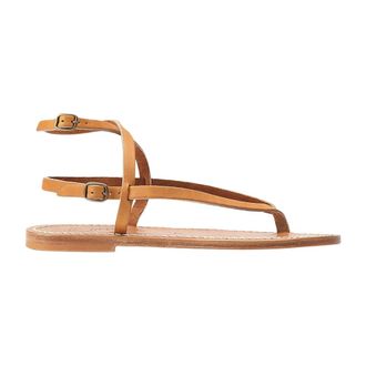 K.Jacques Abako Sandal - female - K.JACQUES - Flat Sandals - Brown - 4 UK - Shoes
