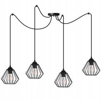 OEM L&aacute;mpara De Techo Colgante Ara&ntilde;a Spider Loft E27 Led