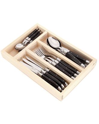 Jean Dubost Dnu Jean Dubost Laguiole 24Pc Flatware Set
