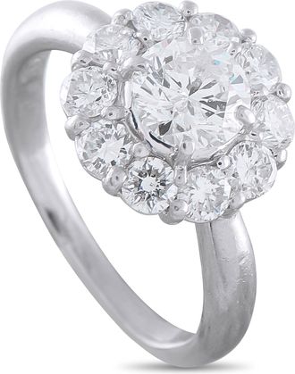 Luxury Bazaar Platinum 2.02ct Diamond Ring MF39-052126