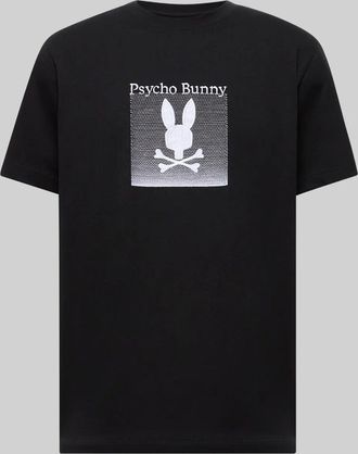 Psycho Bunny Mens Rian Graphic Tee 001 BLACK / XXL