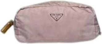Prada Pre-owned Clutches, female, Pink, Size: ONE SIZE Pre-owned Fabric Clutch
