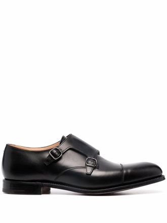 Churchs Detroit almond-toe monk shoes - Black