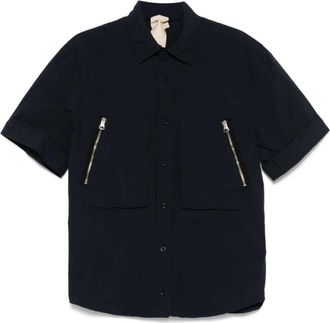 Ten c Short Sleeve Shirt - Heren - Korte mouwen Overhemden - Blauw - M - Overhemden
