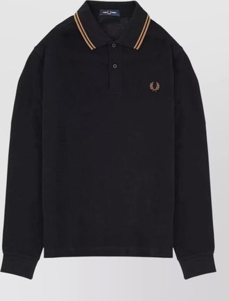 Fred Perry cotton logo polo shirt