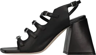 Vic Mati&eacute; Schoenen, Dames, Zwart, 39 EU, Leer, 1G3850D Sandalen