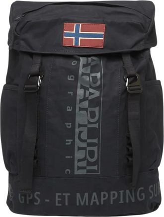 Napapijri Equator Rugzak - Heren - Rugzakken - Zwart - ONE Size - Katoen - Tassen