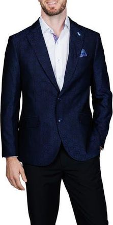 Tailorbyrd Modern Fit Jacquard Sport Coat in Navy at Nordstrom Rack, Size 42 Short