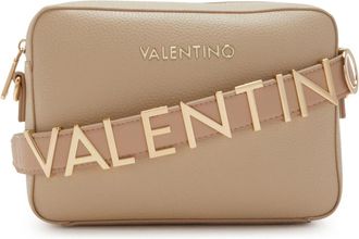 Mario Valentino Zwarte Faux Leren Crossbody Tas - Dames - Schoudertassen - Beige - ONE Size - Tassen