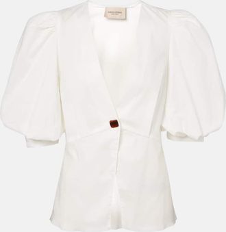 Adriana Degreas Blusa cropped Solid in cotone