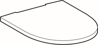 Keramag Asiento De Inodoro Vivano Con Tapa, Bisagras Extra&iacute;bles: Acero Inoxidable, Con Mecanismo De Cierre Suave, Geberit Blanco