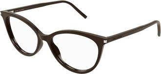 Saint Laurent Cat-eye montuur - Dames - Brillen - Bruin - 53 MM - Accessoires