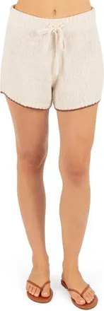 Hurley Linear Sweater Shorts in Cream at Nordstrom, Size X-Small