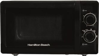 Hamilton Beach 20L Manual Microwave Black by Hamilton Beach HBMX79SSB