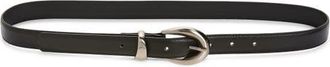 Treasure & Bond Maria Leather Belt in Black at Nordstrom, Size X-Small