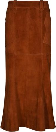 Johanna Ortiz Gonna midi Sundown - Marrone