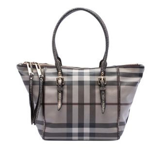 Burberry Pre-owned Burberry Small Smoke Check Coated Canvas Salisbury Tote Ladies L690805LXOCPVXN6