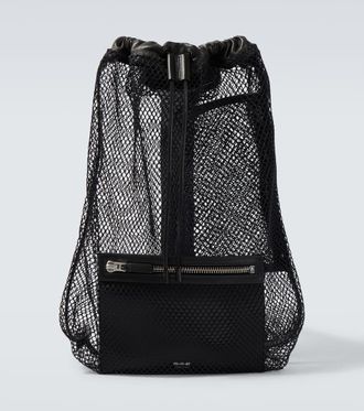 Tom Ford Leather-trimmed backpack