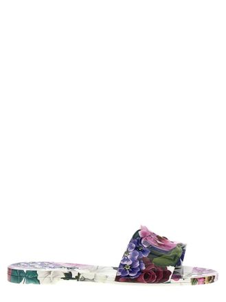 Dolce & Gabbana Multicolor Floral Sandals