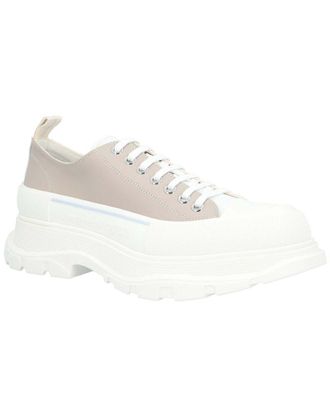 Alexander McQueen Alexander Mcqueen Mens Calfskin Tread Sneaker, Never Worn (Authentic Pre- Loved)