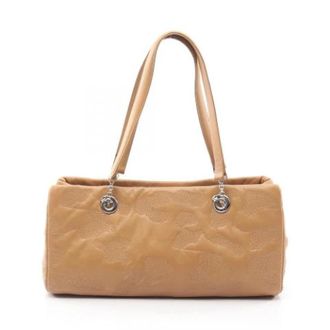 Cartier Pre-owned Leren Schoudertas - Dames - Vintage Schoudertas - Beige - ONE Size - Leer - Vintage