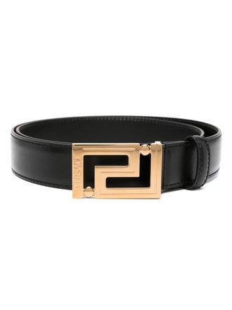 Versace Satin-Finish Silk And Nylon Belt