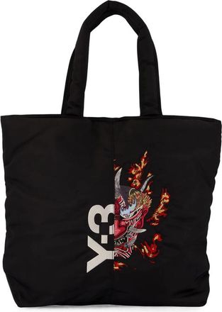 Yohji Yamamoto Y-3 Graphic Tote Bag