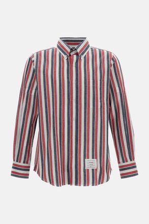 Thom Browne Camicia A Righe In Cotone
