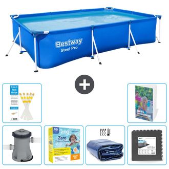 Bestway Piscina Bestway Steel Pro Rectangular - 300x201x66 Cm - 7-piezas S285