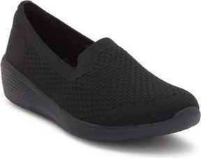 Skechers Arya Clear Skies Slip-On Sneaker in Black at Nordstrom Rack, Size 5.5