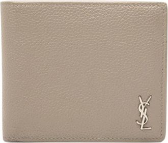 Saint Laurent Pre-owned Vintage Portemonnee - Dames - Vintage Accessoires - Beige - ONE Size - Leer - Vintage