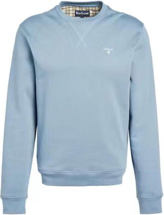 Barbour Gewassen Blauwe Crew-Neck Sweatshirt - Heren - Sweatshirts - Groen - M - Katoen - Hoodies & sweatvesten