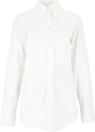 Sportmax White Dattero Tailored Button-Up Shirt