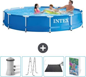 Intex Piscina Con Estructura Redonda - 366x76 Cm - 7-piezas Scb112
