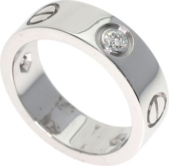 Cartier Love White Gold (18K) Band Ring (Pre-Owned)