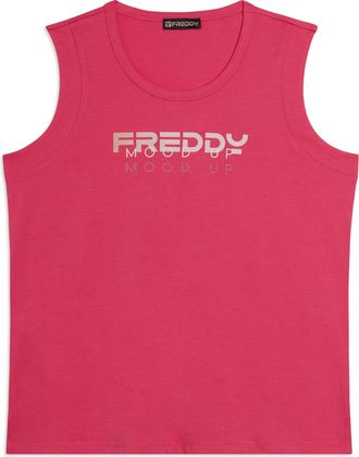 Freddy Canotta in Jersey con Logo FREDDY e Scritta Mood Up