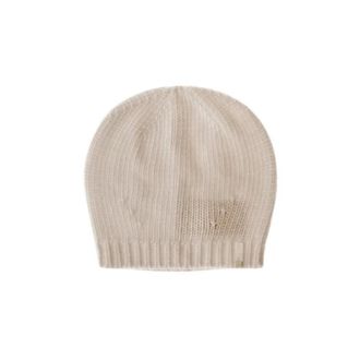 Herno Miss Beanie Chantilly - Dames - Hoeden - Beige - ONE Size - Wol - Accessoires