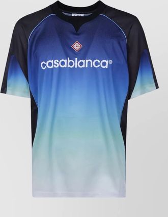 Casablanca short-sleeve football shirt