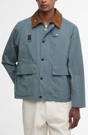 Barbour Icons Spey Nylon Jacket in Blue Stone at Nordstrom, Size Xx-Large