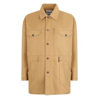 Moschino Hombre, Chaquetas, Beige, Talla: L