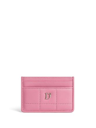 Dsquared2 Pasjeshouder met logoplakkaat - Roze