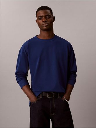 Calvin Klein Jeans Calvin Klein Mens Oversized Monologo Tee - Blue - 2XL