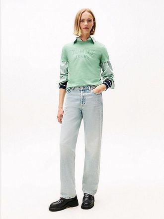 Tommy Hilfiger Mid Rise Slim Straight Leg Jeans