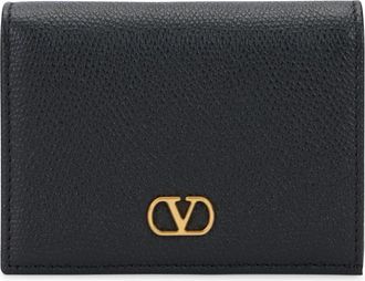Valentino Garavani VLogo Signature Portemonnee - Dames - Portefeuilles - Zwart - ONE Size - Leer - Accessoires