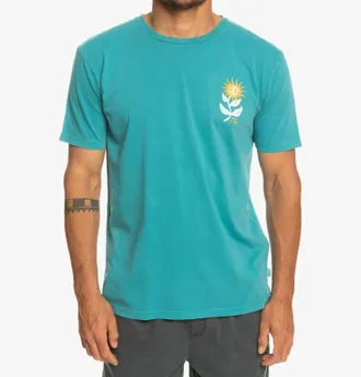 Quiksilver Sun Bloom Short Sleeve T-Shirt In Brittany Blue