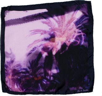 Paul Smith Pre-owned Mens pocket square in purple Silk - One Size