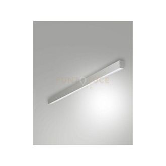 Fabas Luce Millet plafoniera alluminio a led 3000K 3380LM 23W prismatic IP40 100CM dimmerabile dali